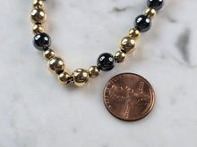 Load image into Gallery viewer, Vintage Estate 14K Yellow Gold Chain Necklace W/ Gold Balls, 10.0g E992
