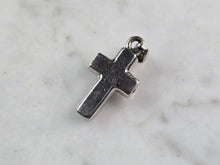 Load image into Gallery viewer, Womens Vintage Estate 14k White Gold Diamond Cross Pendant 4.2g E994