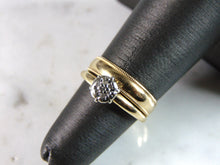 Load image into Gallery viewer, Womens Vintage Estate 14k Yellow Gold Diamond Engagement Ring 3.6g E1013