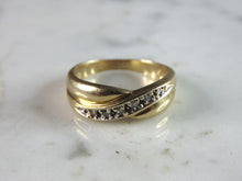 Load image into Gallery viewer, Womens Vintage Estate 14k Yellow Gold Diamond Engagement Ring 3.6g E1016
