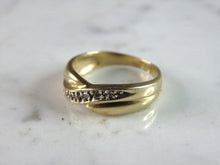 Load image into Gallery viewer, Womens Vintage Estate 14k Yellow Gold Diamond Engagement Ring 3.6g E1016