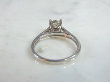 Load image into Gallery viewer, Womens Vintage Estate 10K White Gold Diamond Ring 2.7g E1018