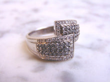 Load image into Gallery viewer, Womens Vintage Estate 14k White Gold Diamond Ring 6.5g  E1036