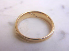 Load image into Gallery viewer, Mens Vintage Estate 14k Yellow Gold Diamond Ring 5.4g  #E1039
