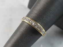 Load image into Gallery viewer, Womens Vintage Estate 14K Yellow Gold Diamond Ring 2.4g E1042