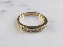 Load image into Gallery viewer, Womens Vintage Estate 14K Yellow Gold Diamond Ring 2.4g E1042