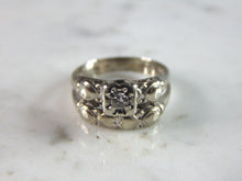 Load image into Gallery viewer, Womens Vintage Estate 14K White Gold Diamond Ring, 3.1g E1052