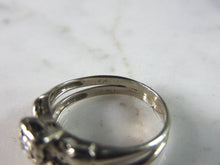 Load image into Gallery viewer, Womens Vintage Estate 14K White Gold Diamond Ring, 3.1g E1052