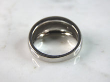 Load image into Gallery viewer, Womens Vintage Estate Sterling Silver Modernist Opal Ring 5.1g E1065