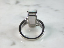 Load image into Gallery viewer, Womens Estate Sterling Silver Modernist Opal Ring 3.9g E1072