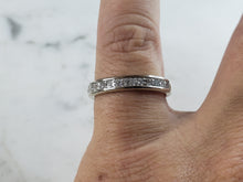 Load image into Gallery viewer, Womens Vintage Estate 14K White Gold Diamond Ring, 4.0g E1084