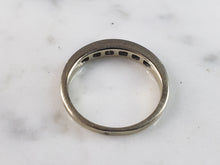 Load image into Gallery viewer, Womens Vintage Estate 14k White Gold Diamond Ring 2.2g E1093