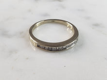 Load image into Gallery viewer, Womens Vintage Estate 14k White Gold Diamond Ring 2.2g E1093