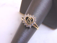 Load image into Gallery viewer, Womens Vintage Estate 14k Yellow Gold La Quinceanera Ring 2.4g E1098