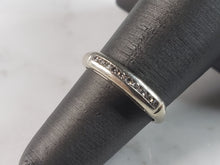 Load image into Gallery viewer, Womens Vintage Estate 14k White Gold Diamond Ring 2.2g E1122