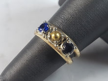 Load image into Gallery viewer, Womens Vintage Estate 14K Gold Sapphire Ring 4.2g #E1126