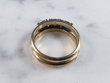 Load image into Gallery viewer, Womens Vintage Estate 14K Gold Sapphire Ring 4.2g #E1126
