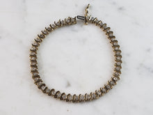 Load image into Gallery viewer, Womens Vintage Estate 10K Gold Diamond Tennis Bracelet 7.2g E1139