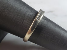 Load image into Gallery viewer, Womens Vintage Estate 14k White Gold Diamond Ring 3.0g E1145