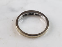 Load image into Gallery viewer, Womens Vintage Estate 14k White Gold Diamond Ring 3.0g E1145