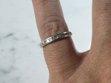Load image into Gallery viewer, Womens Vintage Estate 14k White Gold Diamond Ring 3.0g E1145