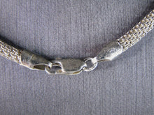 Load image into Gallery viewer, Womens Vintage Estate Sterling Silver Modernist Necklace 19.2g E1162