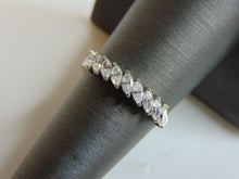 Load image into Gallery viewer, Womens Vintage Estate 14K White Gold CZ Ring, 2.0g E1166