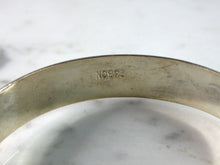 Load image into Gallery viewer, Womens Vintage Estate Sterling Silver Etched Bangle Bracelet 16.1g E1179