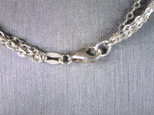 Load image into Gallery viewer, Womens Vintage Estate Sterling Silver Modernist Necklace 15g E1184