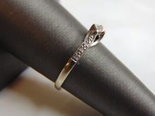 Load image into Gallery viewer, Womens Vintage Estate 10K White Gold Diamond Ring, 1.8g E1191