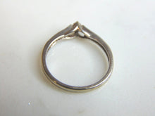 Load image into Gallery viewer, Womens Vintage Estate 10K White Gold Diamond Ring, 1.8g E1191