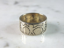 Load image into Gallery viewer, Womens Vintage Estate Sterling Silver Family Ring 6.3g E1197