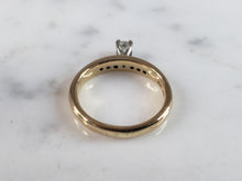 Load image into Gallery viewer, Womens Vintage Estate 10K Yellow Gold Ring Diamond Ring, 2.8g, E1221