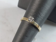 Load image into Gallery viewer, Womens Vintage Estate 14K Yellow Gold Diamond Ring, 1.6g, E1223