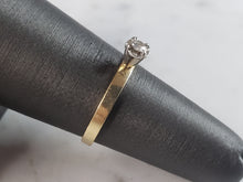 Load image into Gallery viewer, Womens Vintage Estate 14K Yellow Gold Diamond Ring, 1.6g, E1223