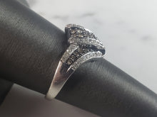 Load image into Gallery viewer, Womens Vintage Estate 10k White Gold Diamond Ring 3.2g  E1234