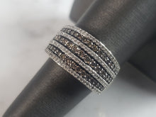 Load image into Gallery viewer, Womens Vintage Estate 14k White Gold Diamond Ring 6.8g  E1243