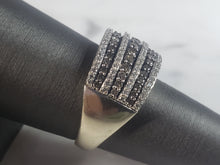 Load image into Gallery viewer, Womens Vintage Estate 14k White Gold Diamond Ring 6.8g  E1243