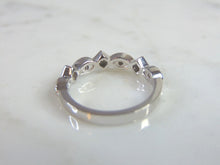 Load image into Gallery viewer, Womens 14K White Gold Diamond Ring 2.9g E1244