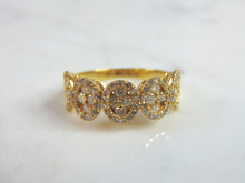 Load image into Gallery viewer, Womens 14K Yellow Gold Diamond Ring 3.9g E1254