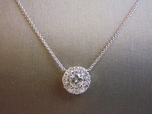 Load image into Gallery viewer, Womens 14K White Gold &amp; Diamond Necklace Pendant 3.5g E1268