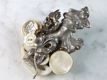 Load image into Gallery viewer, Womens Vintage Estate Sterling Silver Mermaid Brooch 25.4g E1284