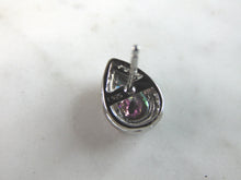 Load image into Gallery viewer, Womens Vintage Estate Sterling Silver Mystic Topaz Earrings 2.6g E1320