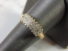 Load image into Gallery viewer, Lovely Womens Vintage Estate 14K Yellow Gold Diamond Cluster Ring 3.5g E1338
