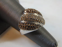 Load image into Gallery viewer, Womens Sterling Silver Fashion Rhinestone Ring 8.5g E1354