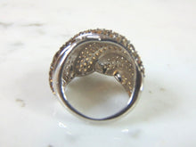 Load image into Gallery viewer, Womens Sterling Silver Fashion Rhinestone Ring 8.5g E1354