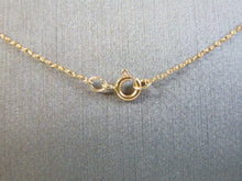 Load image into Gallery viewer, Womens Vintage Estate 14K Gold Necklace w/ Diamond Chip Pendant 1.3g #E1423