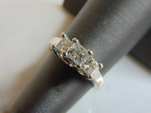 Load image into Gallery viewer, Womens 14k White Gold Diamond Engagement Ring 4.4g E1482