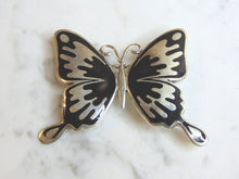Load image into Gallery viewer, Womens Vintage Estate .925 Sterling Silver Butterfly Brooch 22.5g E1510