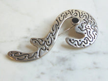 Load image into Gallery viewer, Womens Vintage Estate Sterling Silver Modernist Brooch  19.8g E1511